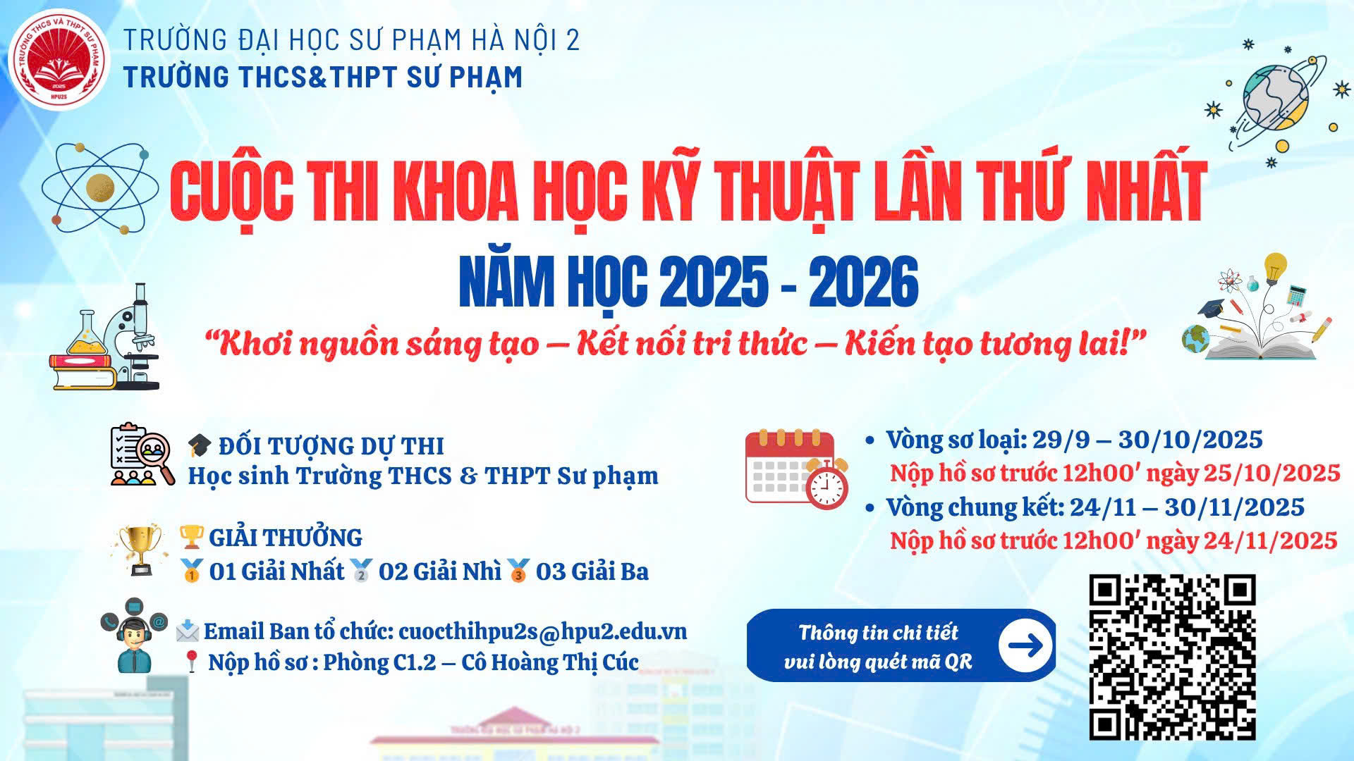 CUỘC THI KHOA HỌC KĨ THUẬT 2025-2026